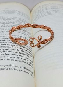 Luxury Copper <b>Bangle</b> <b>Bracelet</b> Handmade Fashion Jewelry Gift For Women Traditional Ethnic Style Accessory - Product Image 1