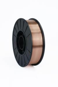 Alambre de Soldadura de Acero Dulce Recubierto de Cobre ER70S-6 de Alto Rendimiento, CO2 MIG OEM Kim Tin para Uso en Astilleros y Construcción Naval - Product Image 1