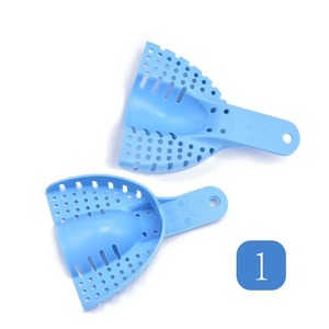 BAFA SURGICAL INSTRUMENTS Juego de Bandejas de Impresión Dental BSI-CP-632 Plástico Azul Verde Superior Inferior S M L Herramienta de Odontología Clase II - Product Image 3