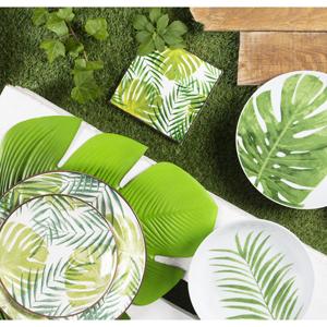 Sous-plat en céramique Excelsa Foliage 15 cm multicolore, accessoire de cuisine décoratif - Product Image 2