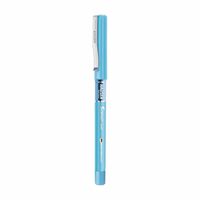 Stylo bille Hauser Sonic 0,5 mm au design unique, corps en plastique, écriture fluide, clip métallique élégant, rechargeable, étanche, noir/bleu