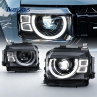 Ensemble de phares LED modifiés LUMICETUS pour Chery Jetour Traveller T2 2023-2025, style Defender, avec feux de jour DRL et connecteur 24V