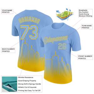 เสื้อเบสบอลทีมสั่งทำพิเศษลดราคาพิเศษ พิมพ์ลายไล่เฉดสี ผ้าโพลีเอสเตอร์คุณภาพสูง รับทำโลโก้ส่วนตัว รับผลิตแบบ OEM ODM ขายส่งจากโรงงาน - Product Image 2