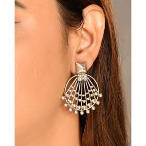 Boucles d'oreilles en argent Meera Jaipur Suri, style mode - Product Image 2