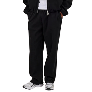 Men's Two Piece Hooded Tracksuit Full <b>Zip</b> Sweatshirt <b>Side</b> Pockets Elastic Waist Straight Leg <b>Trousers</b> Loose Casual Lounge Outfit - Product Image 5