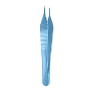 Pinces de fixation Adson 0,50 mm 1x2 dents 124 mm en titane, pinces chirurgicales pour la fixation précise des tissus et la préhension délicate - Product Image 2