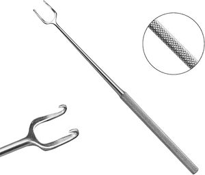 Gillies de doble gancho Joseph Skin Dura Skin con puntas afiladas de 6.25 pulgadas, retractor, instrumentos quirúrgicos, aprobado por ISO - Product Image 3