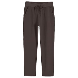 Men's Maroon Cargo Sweatpants Elastic Waist Drawstring Casual Joggers With Side Pockets Midweight Knitted Autumn Wear - Product Image 4