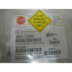 AMAT 0021-13498 Tornillo Cativo, Abrazadera Vespel - Equipo y Piezas de Semiconductores de Confianza de Líderes Globales en el Sector - Product Image 1