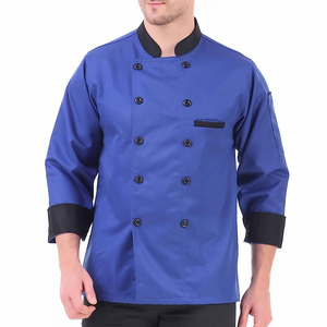 Veste de Chef en Twill à Double Boutonnage au Design Simple pour Hommes – Qualité Supérieure, Tenue de Cuisine Tendance, Uniforme de Chef Élégant - Product Image 2