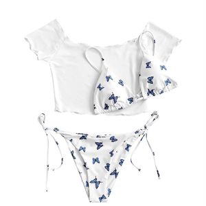 New Arrival Classic Look Women's <b>Bikini</b> <b>Set</b> Breathable Spandex/Polyester <b>Plus</b> <b>Size</b> Lightweight Quick Dry Sexy High Quality Front - Product Image 2