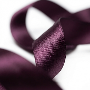 Ruban de satin violet foncé prune de 6 mm de large, simple face, 20 rouleaux x 8 mètres, pour étiquettes de cave, cadeaux de beauté, emballage floral - Product Image 3