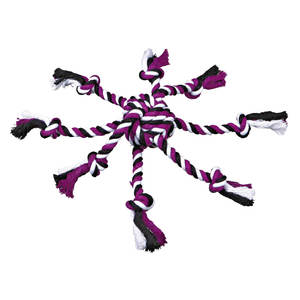 Denta Fun – jouet à mâcher pour chien, 7 cm, corde de 44 cm, jouet pour animaux de compagnie, pour le nettoyage des dents et le divertissement - Product Image 2