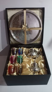 Best Selling Moroccan <b>Tea</b> <b>Set</b> with Color Box Packaging Custom Design Glasses with Custom Packaging - Product Image 2