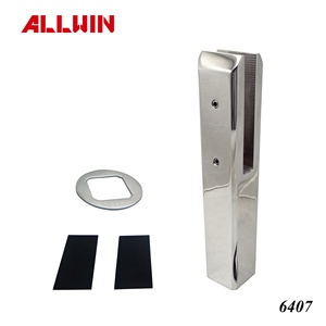 Stainless <b>Steel</b> Frameless Windscreen Clamps Side Mount Glass Spigot for Deck <b>Railings</b> and Handrails - Product Image 6