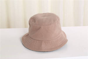 Unisex Relaxed <b>Plain</b> Bucket Hat Soft Cotton Lightweight Breathable Casual Outdoor Sun Protection <b>Cap</b> - Product Image 5