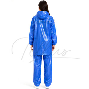 <b>Women</b>’s Waterproof Rain Suit Hooded Jacket and Pants Set <b>Women</b>’s Waterproof Rainwear Suit Jacket and <b>Trouser</b> Set - Product Image 2