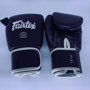นวมชกมวย Fairtex หนังแท้ แบบผูกเชือก ทำมือ สำหรับผู้ใหญ่ อุปกรณ์ฝึกศิลปะการต่อสู้ - Product Image 2