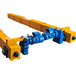 Grue EOT à entraînement par moteur et boîte de vitesses, 12,5 tonnes, 21 mètres, de haute qualité |   Pont roulant à poutre simple/double robuste - Product Image 1