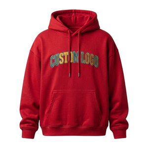 Sweat-shirt à capuche en tricot personnalisé de qualité supérieure, pour homme, coupe ample, en molleton de coton, avec poche avant, séchage rapide, idéal pour l'hiver - Product Image 3