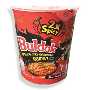 บะหมี่กึ่งสำเร็จรูปรสเผ็ดร้อนสูตรไก่ 2 เท่า ยี่ห้อโรงงาน ผลิตตามสั่ง (OEM) บะหมี่บูลดักรามยอน - Product Image 2