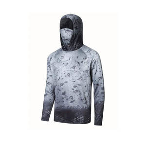 Sudadera de Pesca Unisex con Protección Solar UPF50, Impermeable, Cortavientos, Estampada, 100% Poliéster, Transpirable y de Secado Rápido - Product Image 3