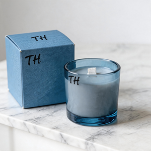 Soy Wax Cylinder <b>Candle</b>-100% Organic Non-Toxic Environment-Friendly Over 60 Hours Burn Time Glass Jar Custom Scent Modern Style - Product Image 3