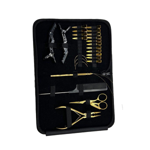 Kit de pinces professionnelles pour extensions de cheveux, qualité supérieure, logo personnalisé, avec outils d'application et de retrait de micro-liens - Product Image 2