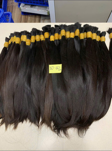 Extensiones de Cabello Remy Vietnamita 100% de Alta Calidad con Cutícula Completa, Cabello Virgen a Granel, Doble Trama a Máquina, Paquete de 100g, ¡Venta Caliente! - Product Image 2