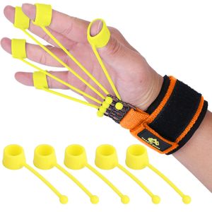 Athletes Musicians Hand Grip Strength Trainer Finger Exerciser Resistance Band for <b>Physical</b> Therapy - Product Image 4