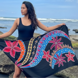 โรงงานผลิตผ้าซารองชายหาดเรยอนพิมพ์ลายตามสั่ง ขายส่ง รับผลิตแบบ OEM ODM ส่งออกโดยตรงไปยังสหรัฐอเมริกา ออสเตรเลีย นิวซีแลนด์ - Product Image 6