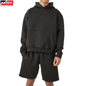 Ensemble sweat à capuche et short pour homme – Tenue de sport confortable pour la gym et les loisirs – Survêtement de fitness personnalisé - Product Image 1