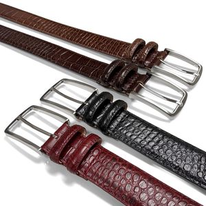 Cinturón de Cuero para Hombre de Marca de Lujo de Estilo Clásico, Cinturón de Cuero Genuino Duradero a Precio Económico, Cinturón de Cuero Genuino para Hombre - Product Image 4