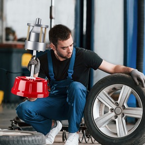 Machine d'équilibrage de roues haute performance pour garages automobiles avec affichage numérique et capacités de service de pneus efficaces - Product Image 6