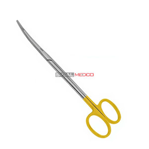 Ciseaux de dissection incurvés de qualité supérieure de 5 pouces, acier inoxydable de qualité allemande, instrument chirurgical certifié CE, réutilisable - Product Image 2