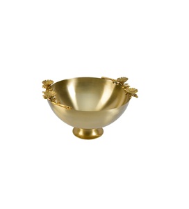 Rustic Brass Serving Bowl With Classic Charm For Traditional Serving And Premium Decorative Display Use - Product Image 1