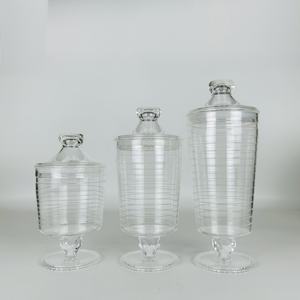 Pot à bonbons en plastique acrylique à cercle horizontal pour ustensiles de cuisine - Product Image 3