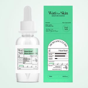 Sérum visage coréen K-Beauty Whatiforskin Heartleaf Essence micro Spicule 100 Fabriqué en Corée 50 ml Unisexe - Product Image 2
