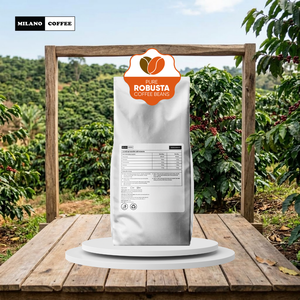 Milano Coffee Pure Robusta Coffee <b>Beans</b> 1kg Roasted Whole <b>Bean</b> <b>Bag</b> 100% Robusta - Product Image 2