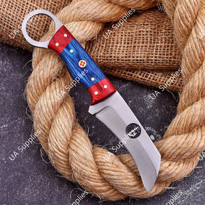 มีดทำมือจากเหล็กกล้าคาร์บอน 58 HRC คมกริบ ระดับอุตสาหกรรม OEM สำหรับมืออาชีพ รุ่น Hawk Bill สำหรับล่าสัตว์ กิจกรรมกลางแจ้ง ตั้งแคมป์ และบุชคราฟท์ - Product Image 6