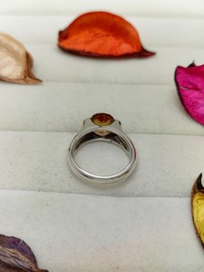 Bague en Quartz Jaune Céleste Élégante, Bijou en Cristal, Cadeau Tendance pour Femmes et Filles, Bague de Fiançailles Unique - Product Image 6