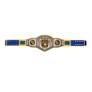 Milwaukee Brewers Championship Belt Customizable Baseball Wrestling Belt High Quality Collectible Sports Title Belt for Fans - Product Image 1