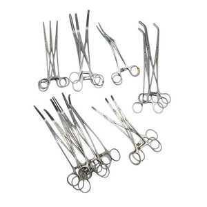 คลิปหนีบหลอดเลือดแดงแบบไม่ต้องผ่าตัด 20 ชิ้น อุปกรณ์ผ่าตัดหัวใจและหลอดเลือด สำหรับการผ่าตัดหัวใจและหลอดเลือดในสัตว์ ใช้วัสดุโลหะ - Product Image 2