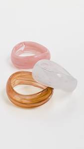 Elegant Wide Resin <b>Bangle</b> <b>Bracelet</b> With Glitter Finish Modern Fashion Accessories For Women Everyday Style - Product Image 2