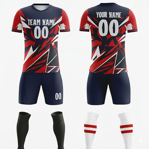 Proveedor mayorista ofrece uniformes de fútbol de alta calidad con logotipo personalizado y servicio profesional para compradores B2B. - Product Image 5