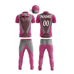 Cheap Custom Cricket Uniform Set – Breathable Good <b>Material</b>, Full Sublimation Team Cricket Wear, Wholesale Price for Clubs - Product Image 4