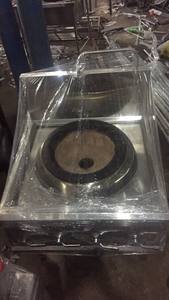 800 X 800 X 800/1050 Commercial Kitchen Equipment Durable 1-<b>Burner</b> Electric Gas <b>Wok</b> Range with Metal Fan for Hotels Restaurants - Product Image 5