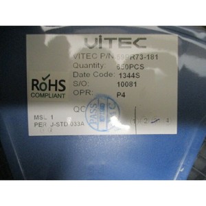 ชุดอุปกรณ์ VITEC 59PR73-181 COMPONENT SMD POWER จำนวน 650 ชิ้น - อุปกรณ์และชิ้นส่วนเซมิคอนดักเตอร์ระดับโลกที่เชื่อถือได้ - Product Image 3