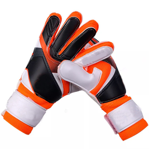 Gants de gardien de but de football professionnels en cuir respirant avec protection réglable et durable pour la paume et sangle de poignet confortable pour l'entraînement - Product Image 2