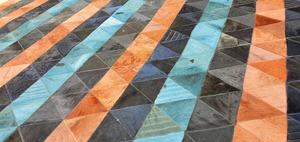 Natural Hair On Cowhide Patchwork Rug Handmade Leather <b>Carpet</b> For Indoor <b>Outdoor</b> Use - Product Image 5